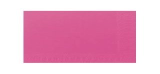 125 Zelltuch-Servietten, 3 lagig, 40x40 1/4, fuchsia