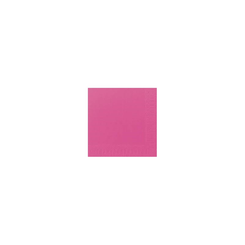 125 Serviettes 3 couches 40x40 1/4 fuchsia 125 Serviettes 3 couches 40x40 1/4 fuchsia