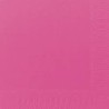 125 Serviettes 3 couches 40x40 1/4 fuchsia