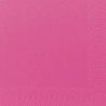 125 Serviettes 3 couches 40x40 1/4 fuchsia