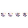 Guirlande papier 10 fanions 5m ballons de foot diam. 29 cm Guirlande papier 10 fanions 5m ballons de foot diam. 29 cm