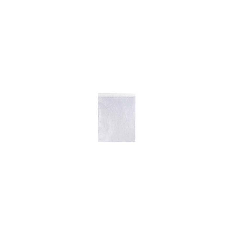 Chemin de table fanon, blanc, 30 cm x  5 mètres