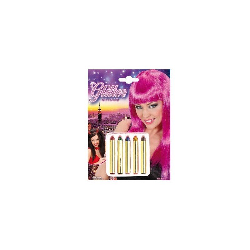 Maquillage, crayons, couleurs assorties