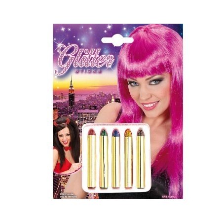 Maquillage, crayons, couleurs assorties