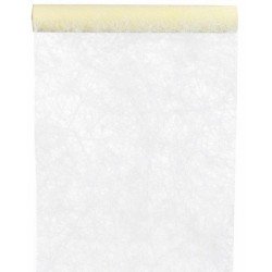 Tischläufer "Fanon", cream, 30 cm x 5 meter 