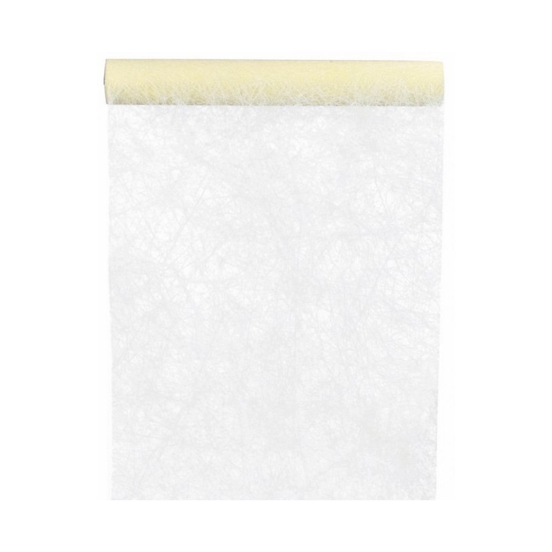 Tischläufer "Fanon", cream, 30 cm x 5 meter 