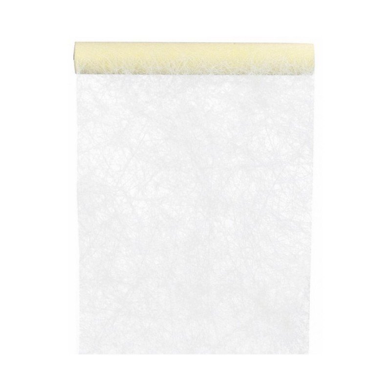 Runner da tavolo Fanon, avorio, 30 cm x 5 metri