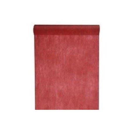 Tischläufer "Vlies", 0.30 x 10 m, bordeaux