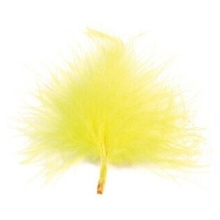Sachet de 20 plumes jaune