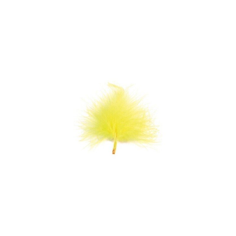 Sachet de 20 plumes jaune
