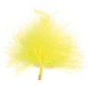 Sachet de 20 plumes jaune Sachet de 20 plumes jaune