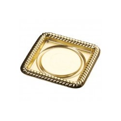 50 vassoi quadrati piccoli, 8,5 x 8,5 cm