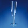 Bicchiere da champagne monoblocco, 1 dl, plastica PS