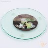 1 Auflager rund für Kerze, ø. 12 cm, Transparent 1 Auflager rund für Kerze, ø. 12 cm, Transparent