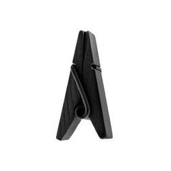 12 pinze a piramide, nere, 3,5 x 1,2 cm