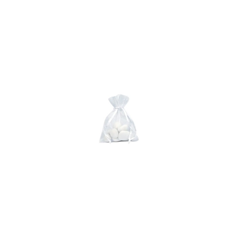 10 Sachets organdi, uni blanc, 7.5 x 10 cm 10 Sachets organdi, uni blanc, 7.5 x 10 cm
