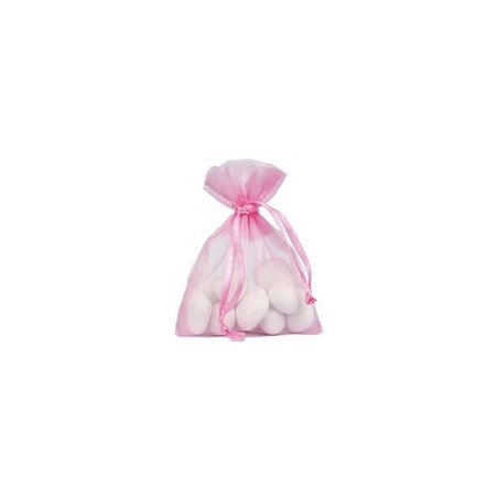 10 sacchetti di organo, rosa, 7,5 x 10 cm