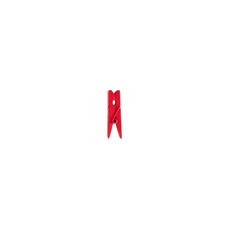 12 pinces bois rouge, dimension 3.5 cm 12 pinces bois rouge, dimension 3.5 cm