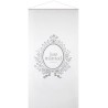 Tenture de salle, blanche, "Just married"  Tenture de salle, blanche, "Just married"