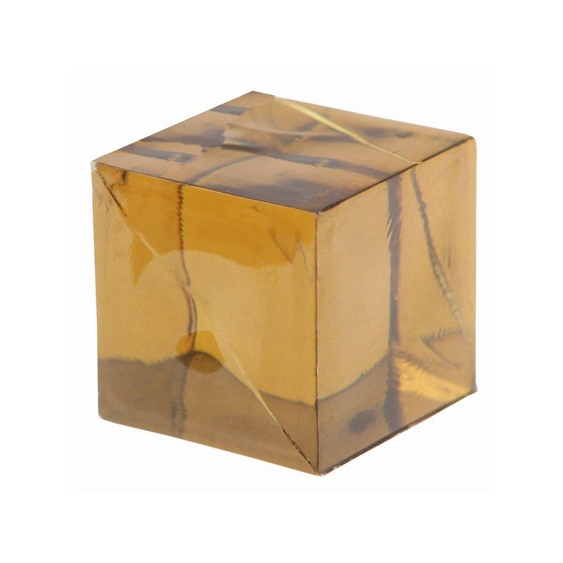 Cubo colore cioccolato, confezione da 12 pezzi