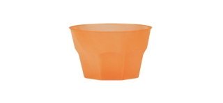 20 Verres à caipiriña, mojito, plastique PP, orange