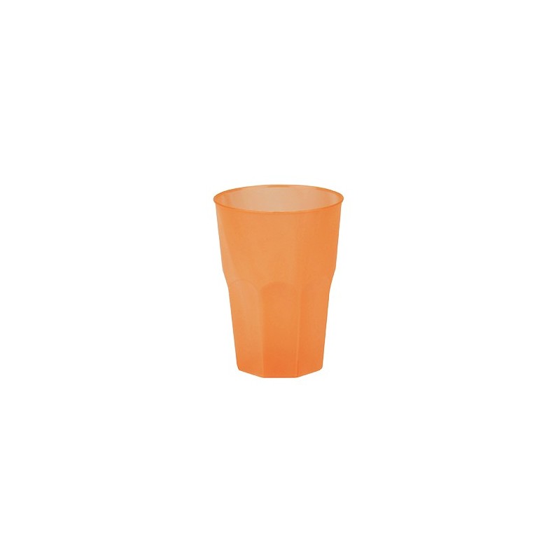 20 Bicchieri caipirina mojito plastica PP, arancione 20 Bicchieri caipirina mojito plastica PP, arancione