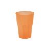 20 Verres à caipiriña, mojito, plastique PP, orange