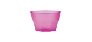 20 Verres à caipiriña, mojito, plastique PP, fuchsia