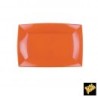 12 Assiettes rectangles,  PP, 28 x 19 cm, orange 12 Assiettes rectangles,  PP, 28 x 19 cm, orange