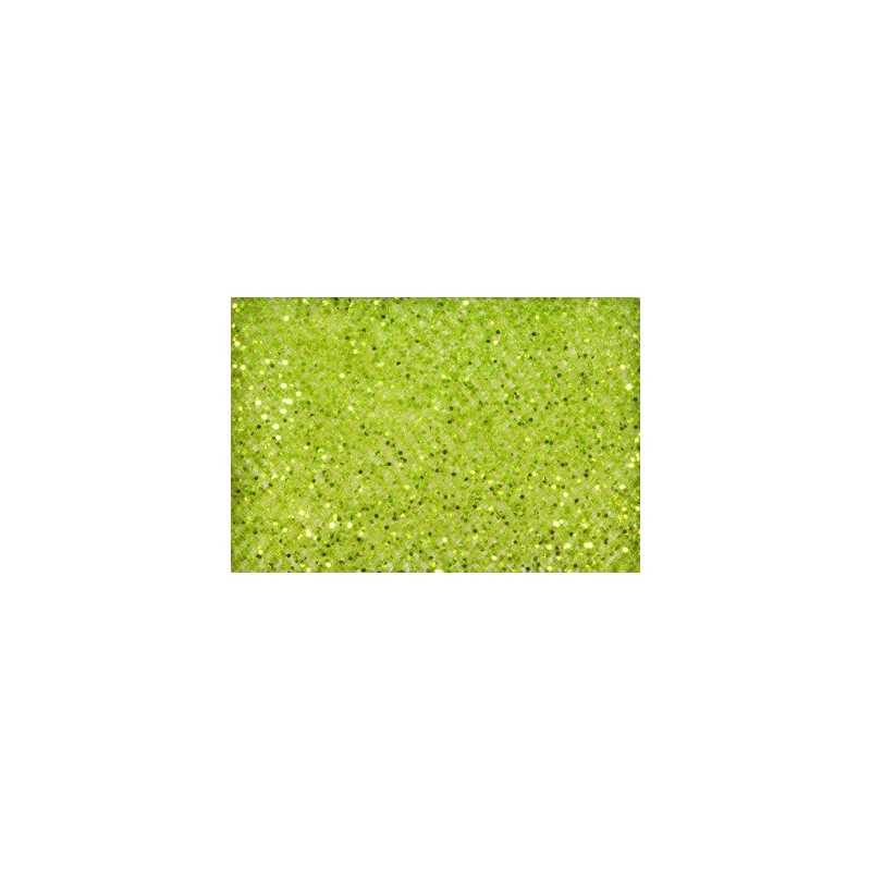 Rotolo di tulle glitterato 29 cm / 5 metri, verde 