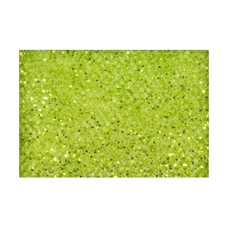 Rotolo di tulle glitterato 29 cm / 5 metri, verde 