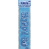 Banner di compleanno blu brillante, 3,5 metri, "Happy 60" Banner di compleanno blu brillante, 3,5 metri, "Happy 60"