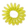 12 Bracelets ressorts, plastique, jaune 12 Bracelets ressorts, plastique, jaune