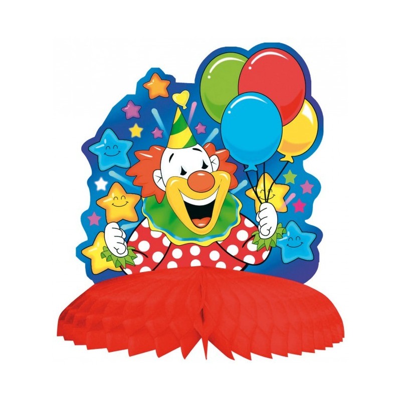 1 Clown centre de table, hauteur 23 cm ø 20 cm