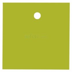 10 Quadratische Tischkartenhalter, kiwi, 4 x 4 cm