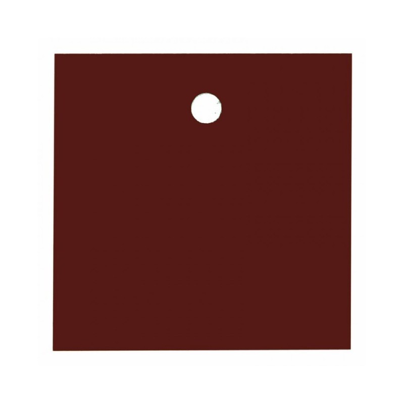 10 Marques-place carrés, chocolat, 4 x 4 cm