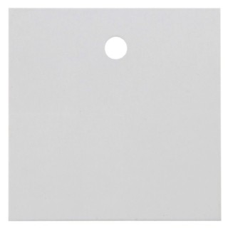 10 Marca posto, 4x4cm, bianco