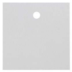 10 Marques-place carrés, blanc, 4 x 4 cm