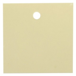 10 Quadratische Tischkartenhalter, elfenbeinfarbe, 4 x 4 cm