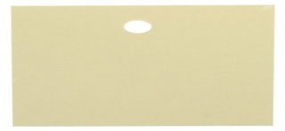 10 Marques-place carrés, ivoire, 4 x 4 cm