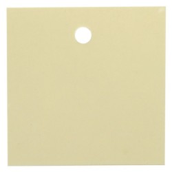 10 Marques-place carrés, ivoire, 4 x 4 cm