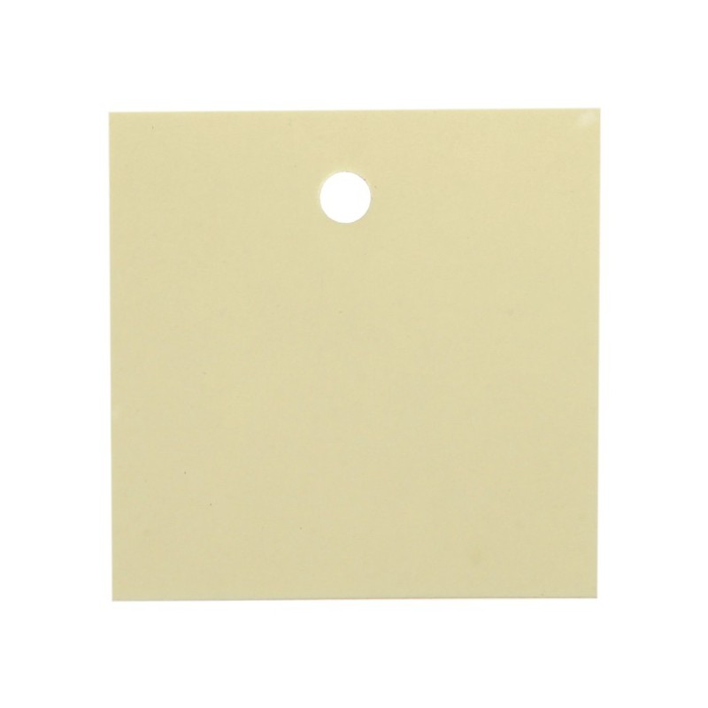 10 Quadratische Tischkartenhalter, elfenbeinfarbe, 4 x 4 cm 10 Quadratische Tischkartenhalter, elfenbeinfarbe, 4 x 4 cm