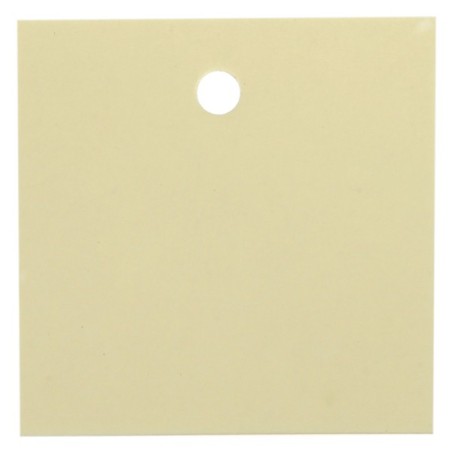 10 Quadratische Tischkartenhalter, elfenbeinfarbe, 4 x 4 cm