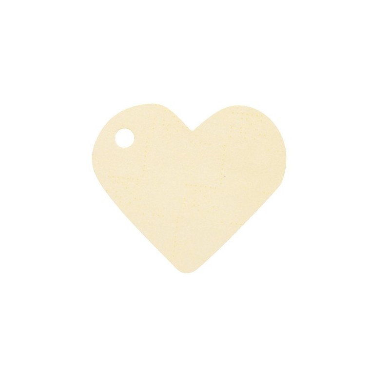 10 segna posto, cuore, 4 x 4 cm, avorio 10 segna posto, cuore, 4 x 4 cm, avorio