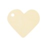 10 segna posto, cuore, 4 x 4 cm, avorio 10 segna posto, cuore, 4 x 4 cm, avorio