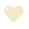10 segna posto, cuore, 4 x 4 cm, avorio