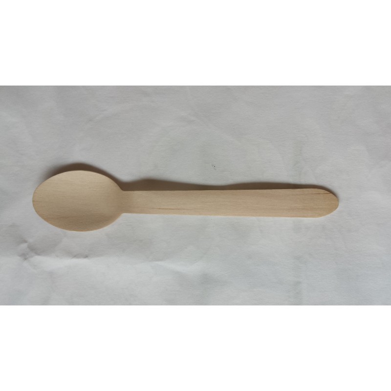 100 Cuillères à dessert en bois, ø 3 cm 100 Cuillères à dessert en bois, ø 3 cm
