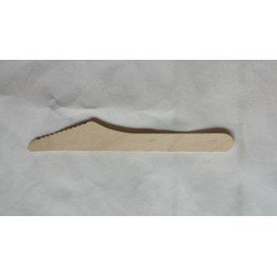 100 coltelli in legno, 17 cm