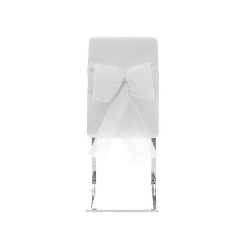 10 Noeuds automatiques, pour chaise, blanc, 45 x 49 cm