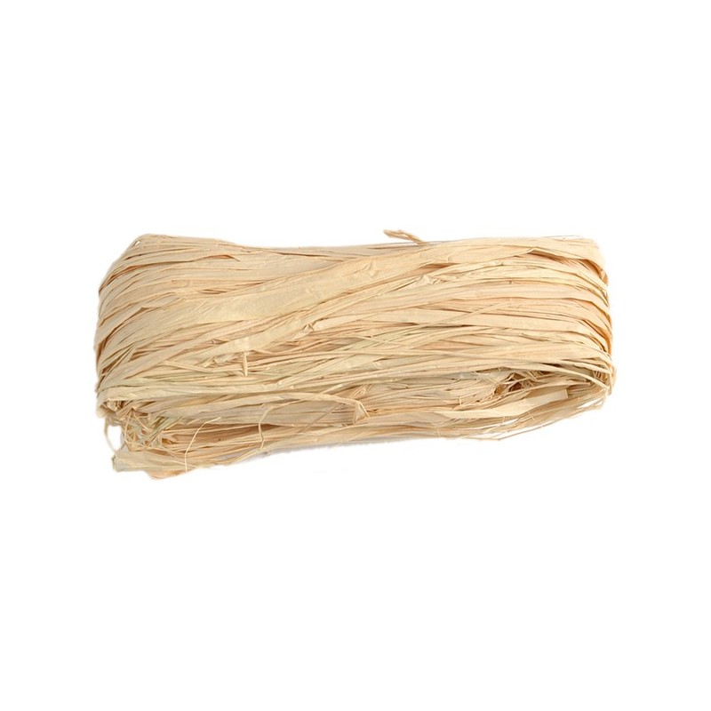 Raphia naturel, pelote 150 grs Raphia naturel, pelote 150 grs